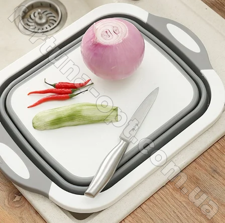 Складная разделочная доска силиконовая - 7109 ✅ базовая цена $3.28 ✔ Опт ✔ Скидки ✔ Заходите! - Интернет-магазин ✅ Фортуна-опт ✅