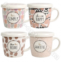 Кружка заварочная керамическая 350 мл Pink 20606 ✅ базовая цена 101.66 грн. ✔ Опт ✔ Акции ✔ Заходите! - Интернет-магазин Fortuna-opt.com.ua.