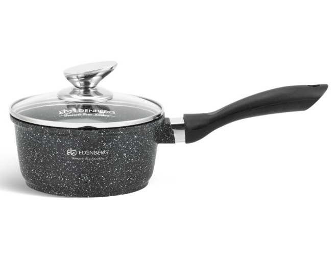 Набор казанов 4 шт. черный мрамор Edenderg EB - 8143 ✅ базовая цена $52.57 ✔ Опт ✔ Скидки ✔ Заходите! - Интернет-магазин ✅ Фортуна-опт ✅
