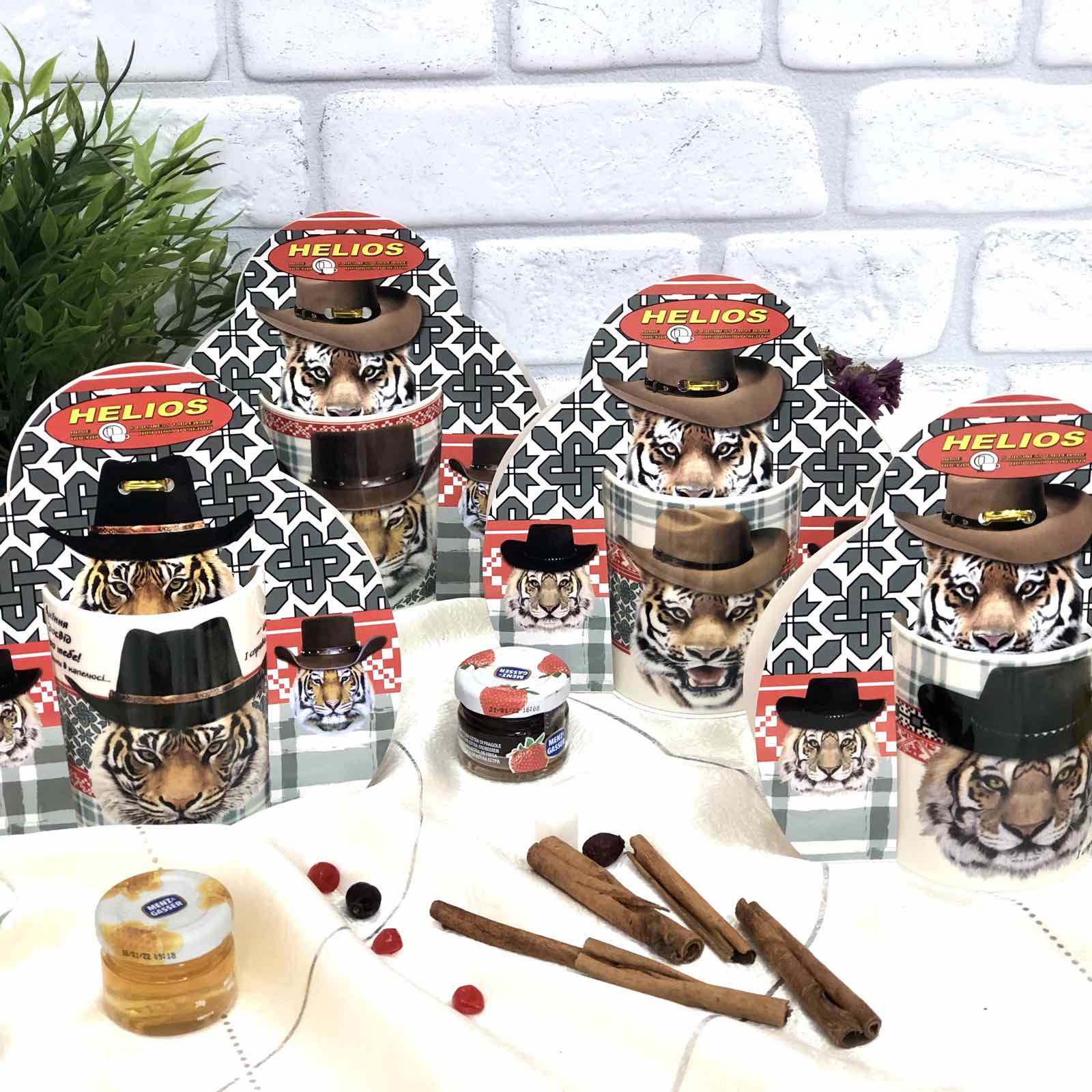 Чашка подарочная с тигром 340 мл -  2704 ✅ базовая цена 77.79 грн. ✔ Опт ✔ Скидки ✔ Заходите! - Интернет-магазин ✅ Фортуна-опт ✅