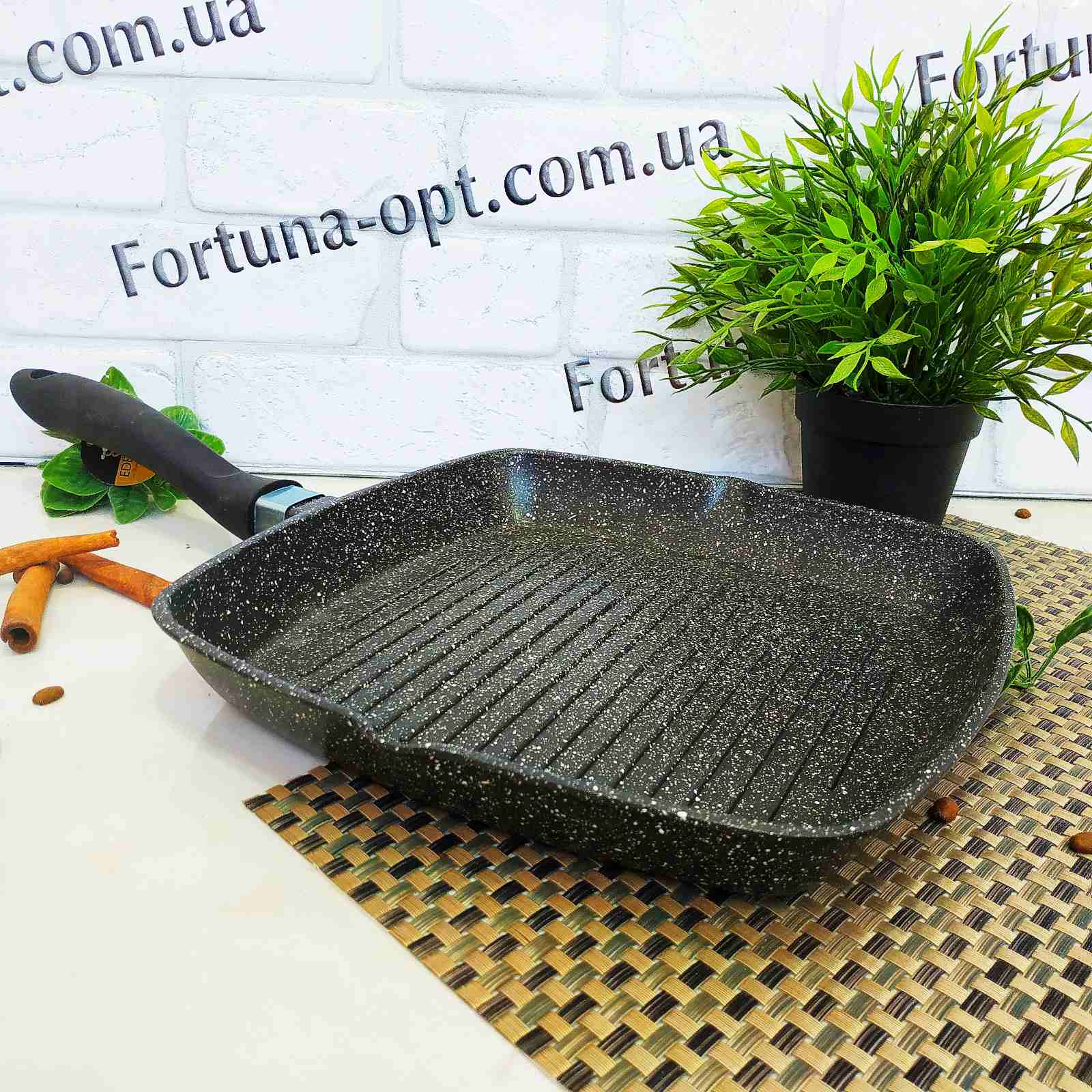 Сковорода-гриль Edenberg EB - 3312 - 28 см ✅ базовая цена $13.69 ✔ Опт ✔ Скидки ✔ Заходите! - Интернет-магазин ✅ Фортуна-опт ✅