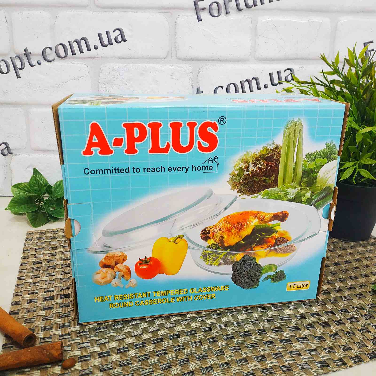 Кастрюля для свч A-Plus - 1091 - 1,5л ✅ базовая цена $6.69 ✔ Опт ✔ Скидки ✔ Заходите! - Интернет-магазин ✅ Фортуна-опт ✅
