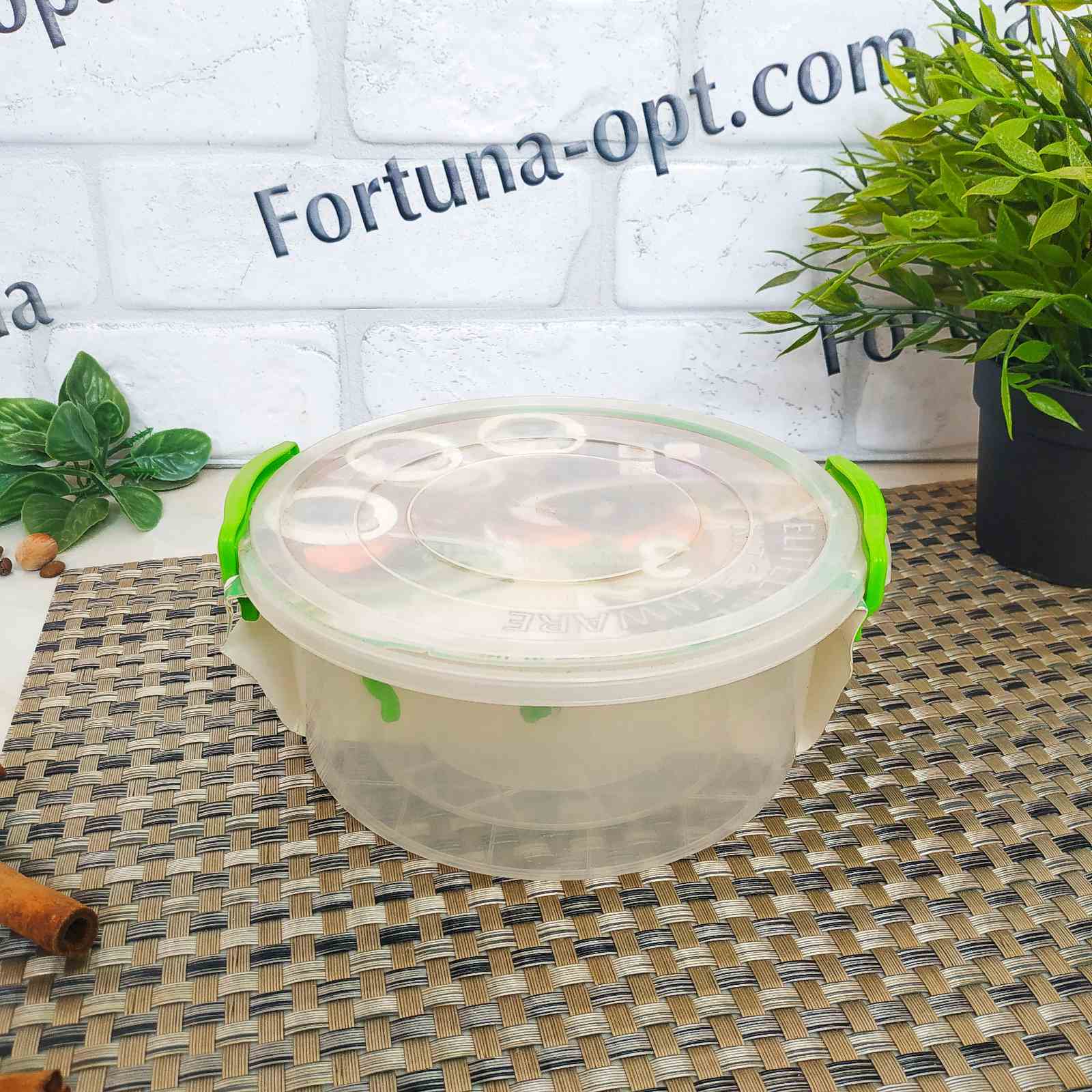 Контейнер круглый с ручками Senyayla 3в1 0,3л+0,6л+1,2л 0495 ✅ базовая цена 55 грн. ✔ Опт ✔ Скидки ✔ Заходите! - Интернет-магазин ✅Фортуна-опт ✅