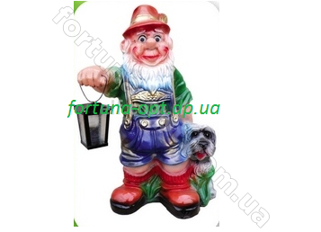 Гном большой баварец 0016 (полимер) ➜ Оптом и в розницу ✅ актуальная цена -Интернет магазин ✅ Фортуна ✅