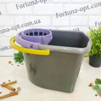 Ведро под швабру с отжимом Элиф 7114 ✅ базовая цена 102.17 грн. ✔ Опт ✔ Акции ✔ Заходите! - Интернет-магазин Fortuna-opt.com.ua.