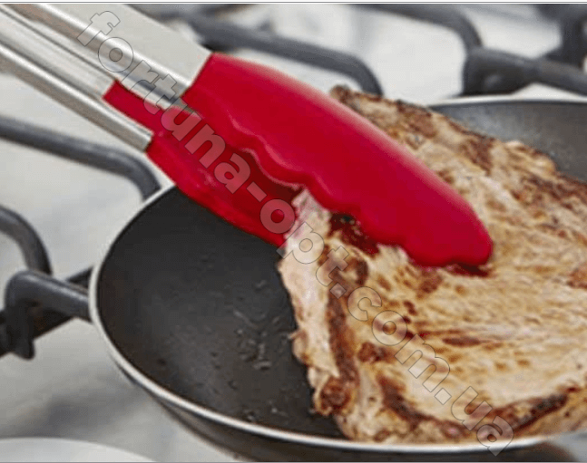 Щипцы кухонные 18 см силиконовые A-Plus - 1829  ✅ базовая цена $1.61 ✔ Опт ✔ Скидки ✔ Заходите! - Интернет-магазин ✅ Фортуна-опт ✅