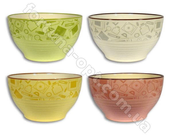 Пиала керамическая 140 мм Elina EL-4167 550 мл ➜ Оптом и в розницу ✅ актуальная цена - Интернет магазин ✅ Фортуна ✅