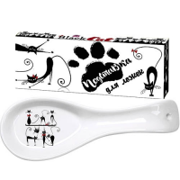 Подложка керамическая Черная кошка 23 см/h-2,5см 3653-12 ➜ Оптом и в розницу ✅ актуальная цена -Интернет магазин ✅ Фортуна ✅