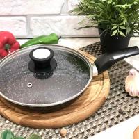 Сковорода с крышкой и гранитным покрытием А-Плюс - 1482 ✅ базовая цена $11.50 ✔ Опт ✔ Акции ✔ Заходите! - Интернет-магазин Fortuna-opt.com.ua.