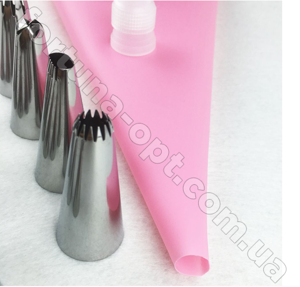 Мешок кондитерский с насадками и адаптером Empire ЕМ - 9644 ✅ базовая цена $3.14 ✔ Опт ✔ Скидки ✔ Заходите! - Интернет-магазин ✅ Фортуна-опт ✅