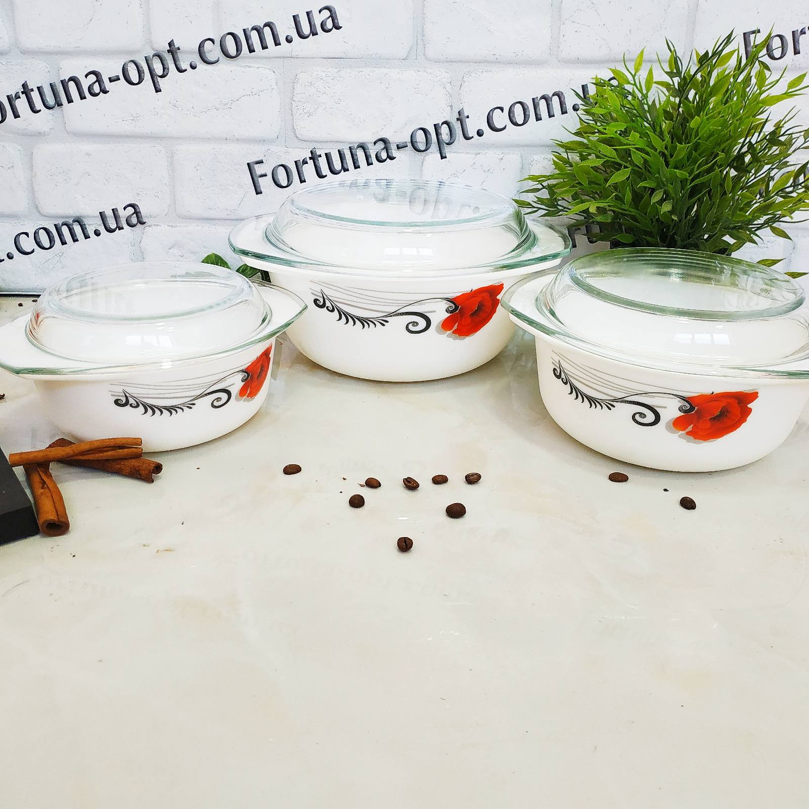Набор кастрюль термостекло A - Plus - 1864 (3 шт) ✅ базовая цена $15.14 ✔ Опт ✔ Скидки ✔ Заходите! - Интернет-магазин ✅ Фортуна-опт ✅