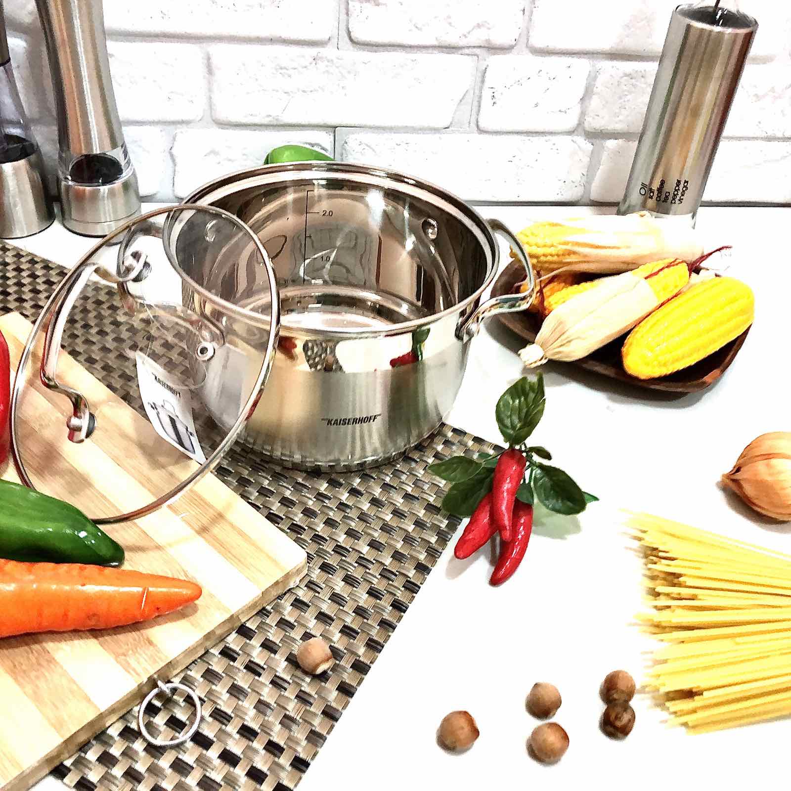 Кастрюля Wellberg WB - 02175 - 2,7 л ✅ базовая цена $17.70 ✔ Опт ✔ Скидки ✔ Заходите! - Интернет-магазин ✅ Фортуна-опт ✅