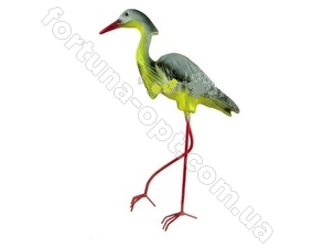 Цапля на метал. ногах (полимер) 0289 ➜ Оптом и в розницу ✅ актуальная цена -Интернет магазин ✅ Фортуна ✅