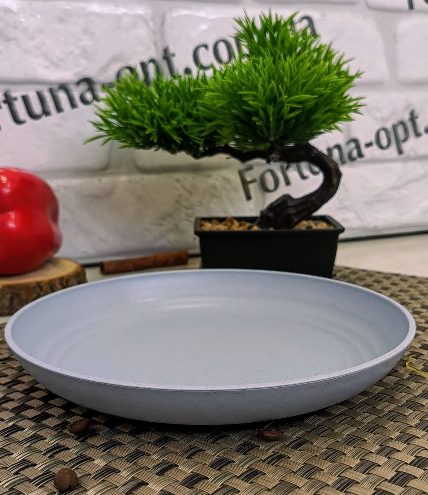 Тарелка 20см ЕКО 4шт/наб пшеничная шелуха 01253  ✅ базовая цена $4.75 ✔ Опт ✔ Скидки ✔ Заходите! - Интернет-магазин ✅ Фортуна-опт ✅