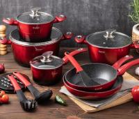 Набор посуды Edenberg с мраморным антипригарным покрытием EB - 5619 ✅ базовая цена $99.67 ✔ Опт ✔ Акции ✔ Заходите! - Интернет-магазин Fortuna-opt.com.ua.