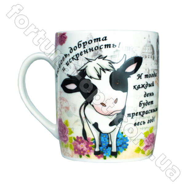 Набор чашек "Пожелания на год" 340мл Helios - 2710 ✅ базовая цена 106.75 грн. ✔ Опт ✔ Скидки ✔ Заходите! - Интернет-магазин ✅ Фортуна-опт ✅