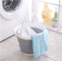 Ведро силиконовое складное Collapsible Bucket - 10 л - 7106 ✅ базовая цена $6.12 ✔ Опт ✔ Акции ✔ Заходите! - Интернет-магазин Fortuna-opt.com.ua.