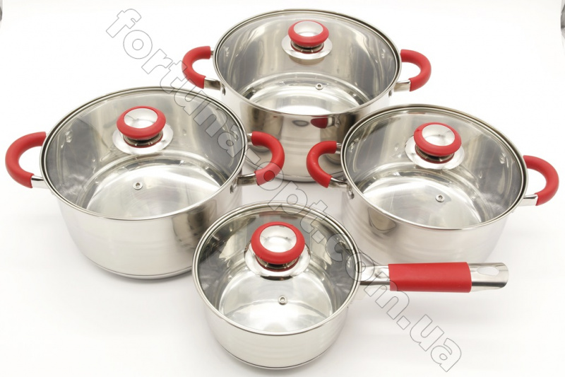 Набор нержавеющей посуды A-Plus - 0671➜ Опт и розница ✅ актуальная цена -Интернет магазин ✅ Фортуна ✅
