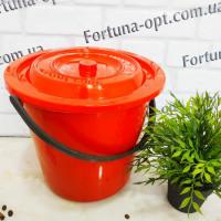Ведро 14л пищевое с крышкой Эталон  0004 ✅ базовая цена 130 грн. ✔ Опт ✔ Акции ✔ Заходите! - Интернет-магазин Fortuna-opt.com.ua.