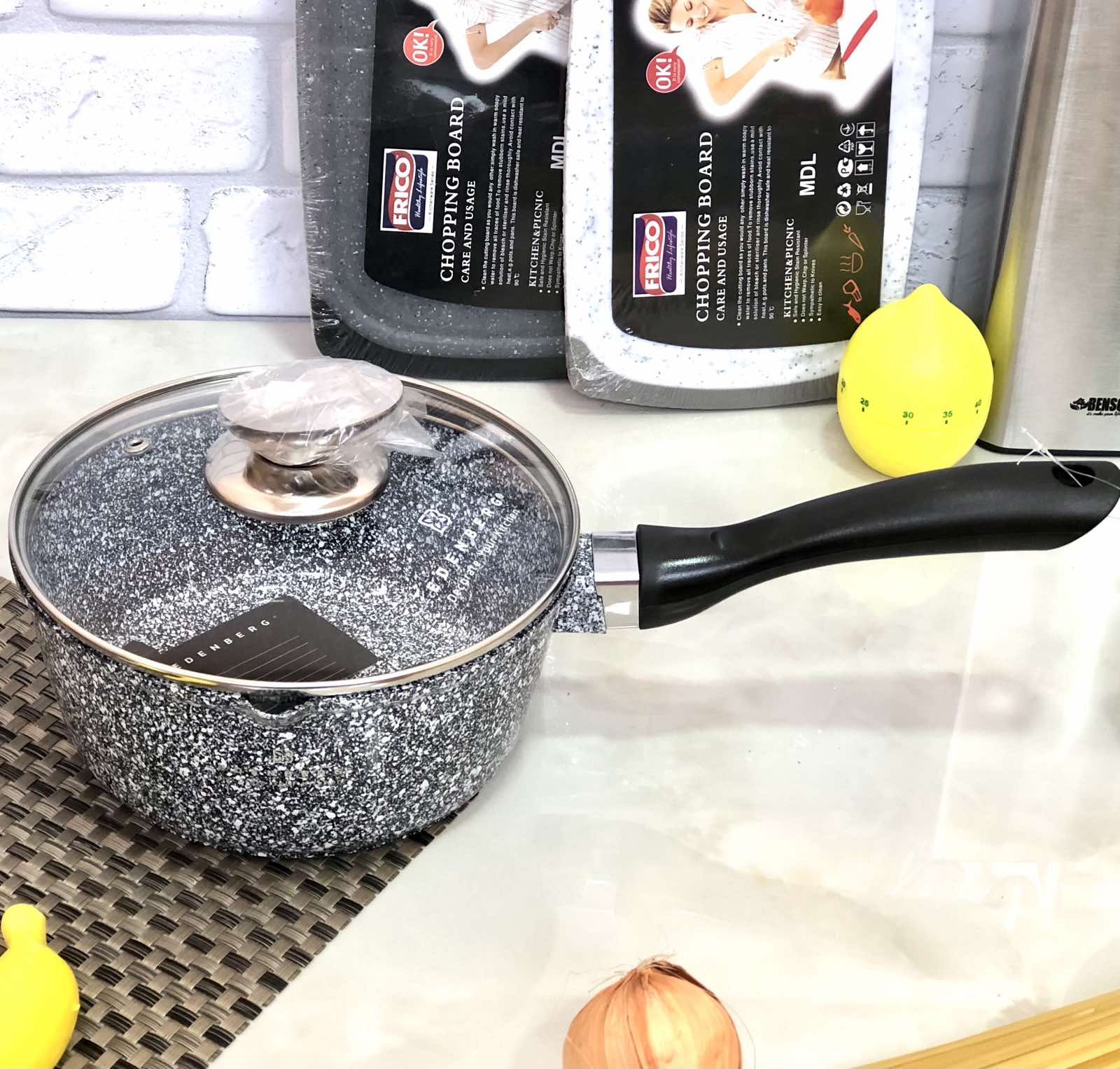  Ковш с крышкой гранит 1,9 л Edenberg EB - 8046 ✅ базовая цена $14.80 ✔ Опт ✔ Скидки ✔ Заходите! - Интернет-магазин ✅ Фортуна-опт ✅