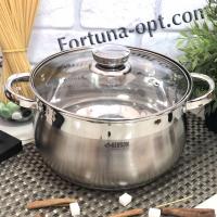 Кастрюля нержавейка с толстым дном Benson - 600 - 8 л ✅ базовая цена $20.26 ✔ Опт ✔ Акции ✔ Заходите! - Интернет-магазин Fortuna-opt.com.ua.