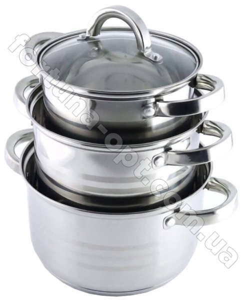 Набор кастрюль Benson BN - 199➜ Опт и розница ✅ актуальная цена -Интернет магазин ✅ Фортуна ✅