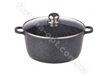 Казан - жаровня с крышкой и мраморным покрытием Frico FRU - 956 - 2,2 л ✅ базовая цена 401.93 грн. ✔ Опт ✔ Акции ✔ Заходите! - Интернет-магазин Fortuna-opt.com.ua.