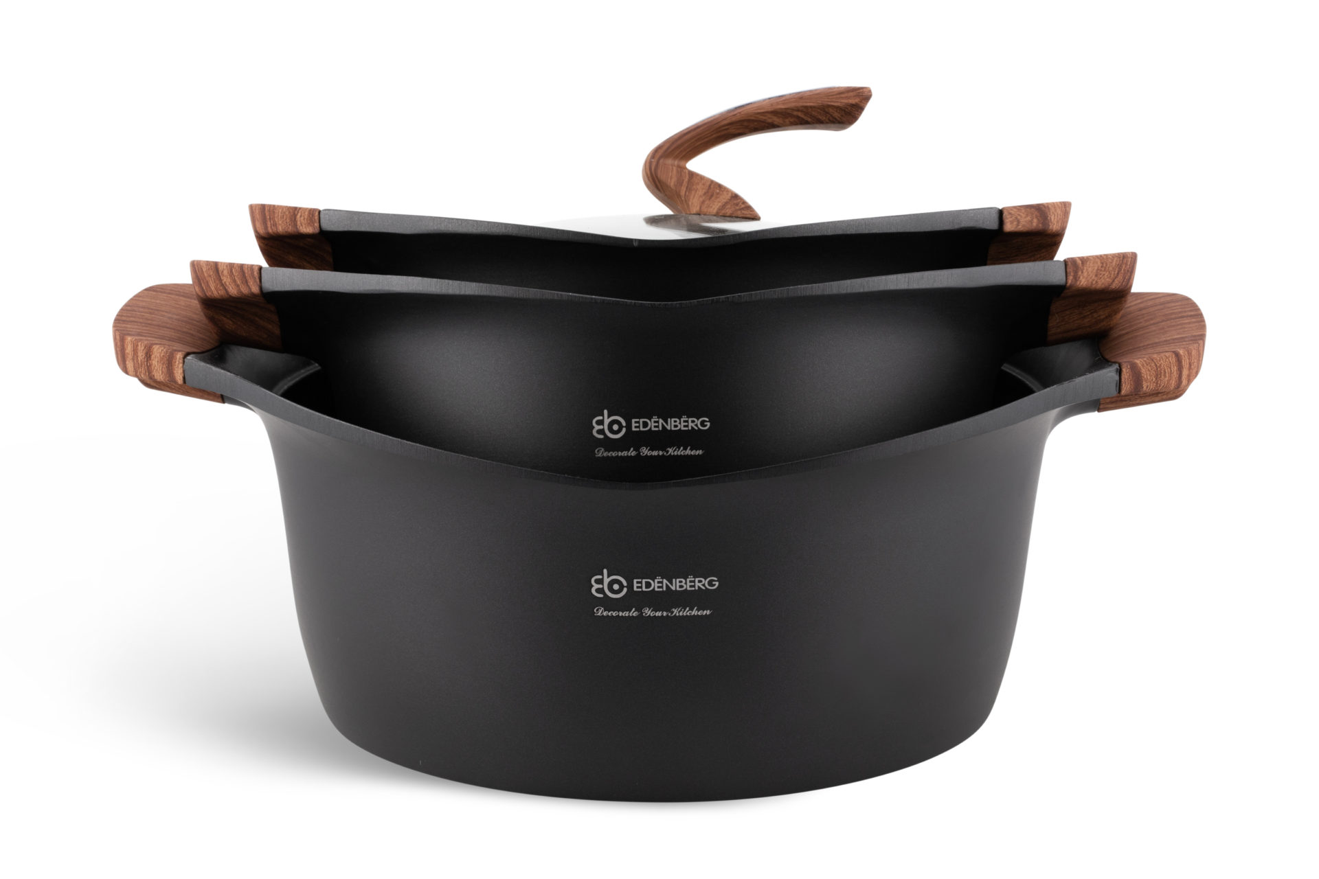 Набор посуды Edenberg EB-9184 Ebony Maple Line - 15 пр, мраморное покрытие ✅ базовая цена $93.89 ✔ Опт ✔ Скидки ✔ Заходите! - Интернет-магазин ✅ Фортуна-опт ✅