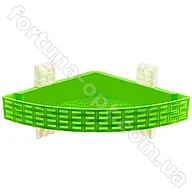 Полка для ванной угловая (салатовая) 0735 ✅ базовая цена 83.24 грн. ✔ Опт ✔ Акции ✔ Заходите! - Интернет-магазин Fortuna-opt.com.ua.