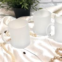 Чашка стекло 350 мл матовая 6138 ✅ базовая цена 30.90 грн. ✔ Опт ✔ Акции ✔ Заходите! - Интернет-магазин Fortuna-opt.com.ua.