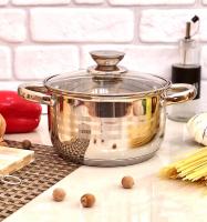 Кастрюля нержавеющая 4,5 л - Unique - 5006 ✅ базовая цена $14.65 ✔ Опт ✔ Акции ✔ Заходите! - Интернет-магазин Fortuna-opt.com.ua.