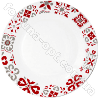 Тарелка керамическая №8 Изысканность 300882-02 ➜ Оптом и в розницу ✅ актуальная цена - Интернет магазин ✅ Фортуна ✅