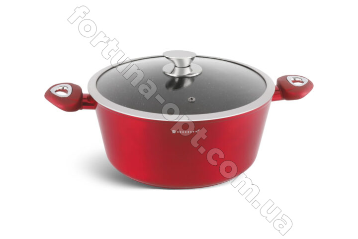 Кастрюля Edenberg Burgundy Metallic Line EB - 7408 - 2,6 л ✅ базовая цена $19.94 ✔ Опт ✔ Скидки ✔ Заходите! - Интернет-магазин ✅ Фортуна-опт ✅