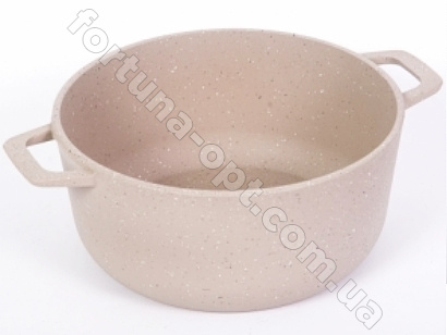 Казан - кастрюля с алюминиевой крышкой светло - серый гранит Талко AA 3003 - 3 л ✅ базовая цена 397.13 грн. ✔ Опт ✔ Скидки ✔ Заходите! - Интернет-магазин ✅ Фортуна-опт ✅