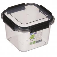 Контейнер квадратный Limited Line черный 0.5 л 0050 ➜ Оптом и в розницу ✅ актуальная цена -Интернет магазин ✅ Фортуна ✅