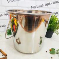 Ведро нержавеющее без крышки 15 л A-Plus - 0383 ✅ базовая цена $8.11 ✔ Опт ✔ Акции ✔ Заходите! - Интернет-магазин Fortuna-opt.com.ua.