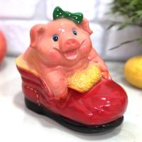 Копилка (свинка в ботинке) - 2934 ➜ Оптом и в розницу ✅ актуальная цена - Интернет магазин ✅ Фортуна ✅