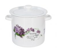 Кастрюля эмалированная 5,5 л "242 Виола" ➜ Оптом и в розницу ✅ актуальная цена -Интернет магазин ✅ Фортуна ✅