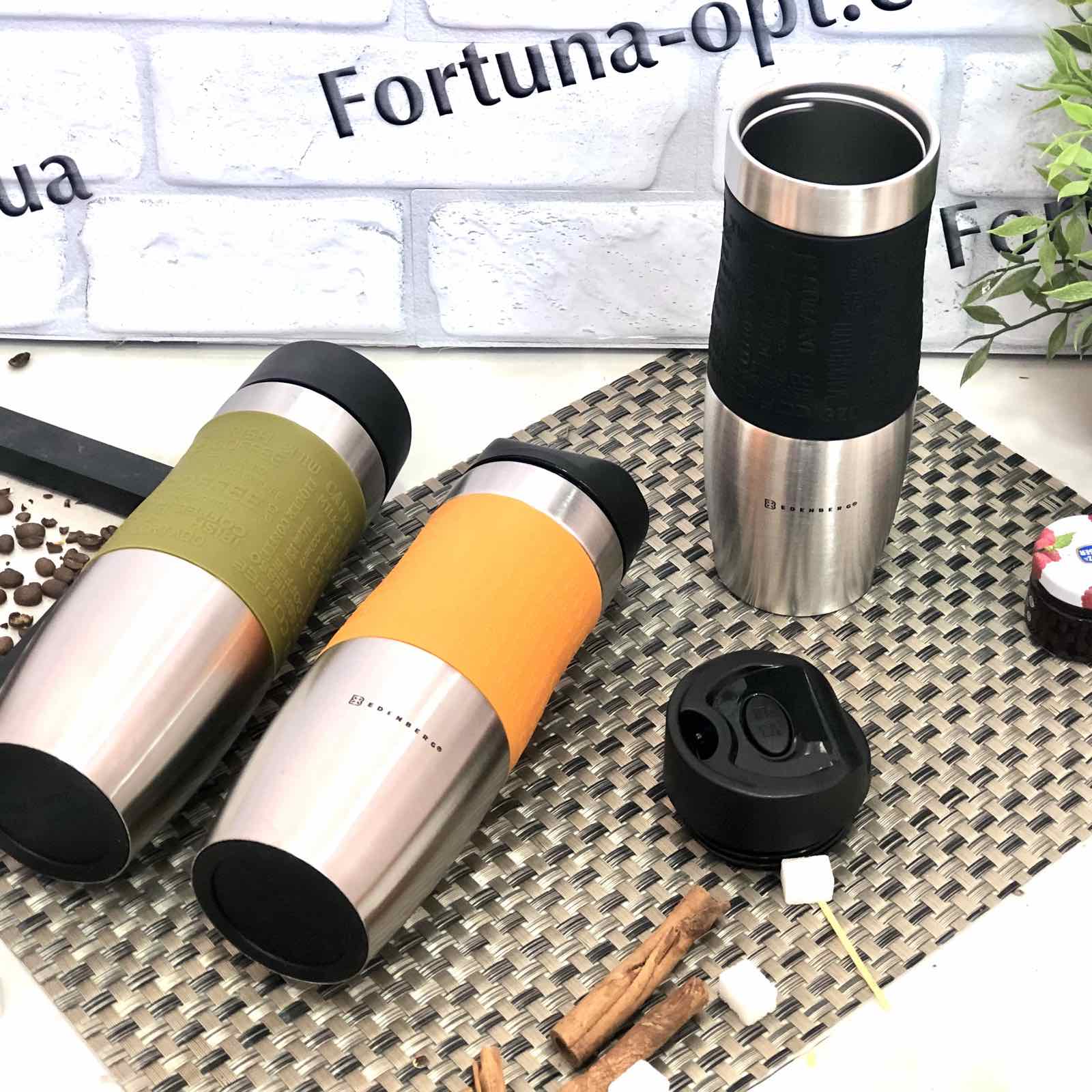 Термокружка Edenberg EB - 627 - 0,48 л ➜ фото ➜ розн цена $6.96 - Интернет-магазин ✅ Fortuna-opt.com.ua. ✅