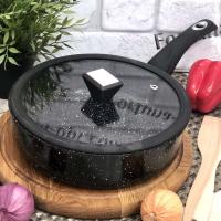 Сковорода с гранитным покрытием глубокая A-Plus - 1506 - 24 см ✅ базовая цена $19.49 ✔ Опт ✔ Акции ✔ Заходите! - Интернет-магазин Fortuna-opt.com.ua.