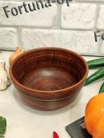   Миска красная глина гладкая 800мл 7778 ✅ базовая цена 46.41 грн. ✔ Опт ✔ Акции ✔ Заходите! - Интернет-магазин Fortuna-opt.com.ua.