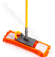 Полотер с микрофиброй Лапша телескопической ручкой - 8106 ➜ Оптом и в розницу ✅ актуальная цена -Интернет магазин ✅ Фортуна ✅