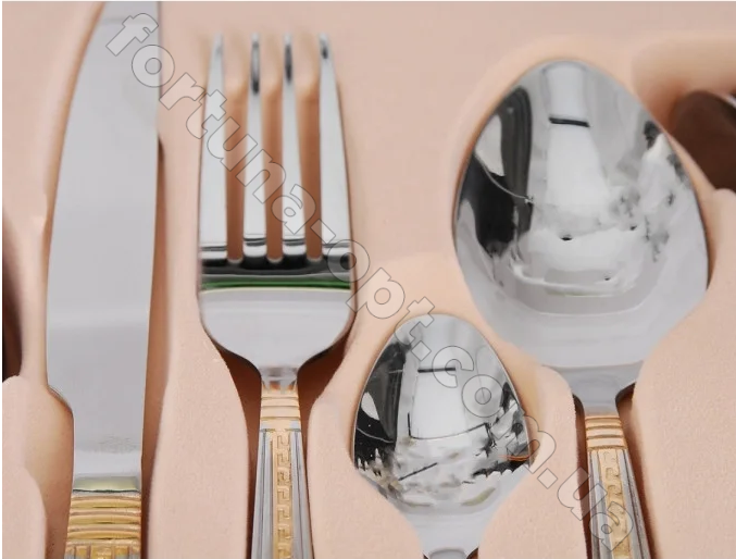 Столовый набор 24 предмета A-Plus - 1415  ✅ базовая цена $19.91 ✔ Опт ✔ Скидки ✔ Заходите! - Интернет-магазин ✅ Фортуна-опт ✅