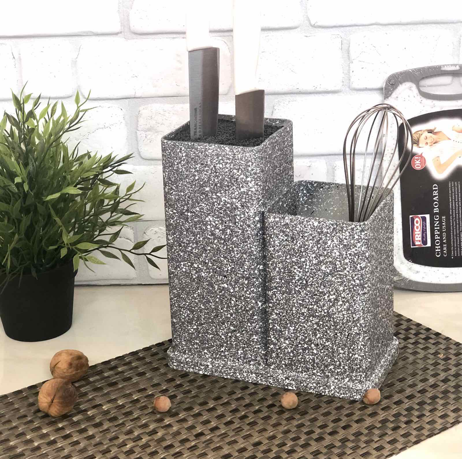 Колода подставка для ножей Edenberg 3647 ✅ базовая цена $13.57 ✔ Опт ✔ Скидки ✔ Заходите! - Интернет-магазин ✅ Фортуна-опт ✅