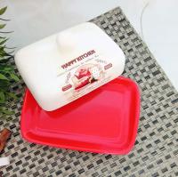 Масленка керамическая Happy Kitchen - 3397-11 ✅ базовая цена 166.32 грн. ✔ Опт ✔ Акции ✔ Заходите! - Интернет-магазин Fortuna-opt.com.ua.