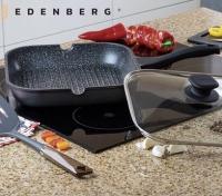 Сковорода-гриль с крышкой Edenberg EB - 3309 - 24 см ✅ базовая цена $21.25 ✔ Опт ✔ Акции ✔ Заходите! - Интернет-магазин Fortuna-opt.com.ua.