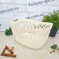 Корзина-плетенка с ручками 30*24*15 см - Stenson - 39766 ✅ базовая цена $3.13 ✔ Опт ✔ Акции ✔ Заходите! - Интернет-магазин Fortuna-opt.com.ua.