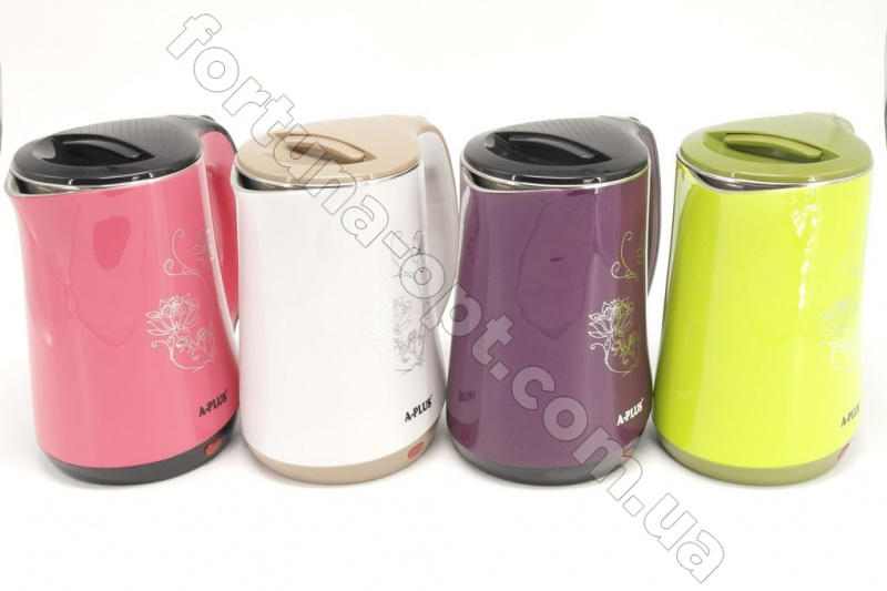 Чайник электрический A-Plus - 2129 2,2 л ➜ Оптом и в розницу ✅ актуальная цена - Интернет магазин ✅ Фортуна ✅