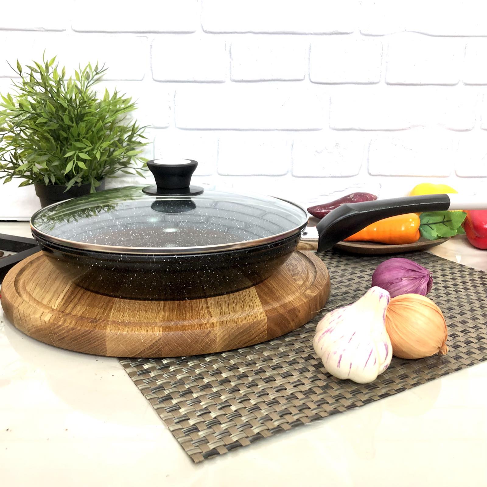 Сковорода с гранитным покрытием A-Plus 28 см - 1478  ✅ базовая цена $13.98 ✔ Опт ✔ Скидки ✔ Заходите! - Интернет-магазин ✅ Фортуна-опт ✅