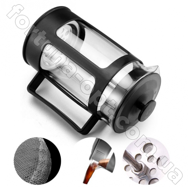 Френч-пресс для чая A-Plus - 600В - 0,6 л  ✅ базовая цена $2.25 ✔ Опт ✔ Скидки ✔ Заходите! - Интернет-магазин ✅ Фортуна-опт ✅